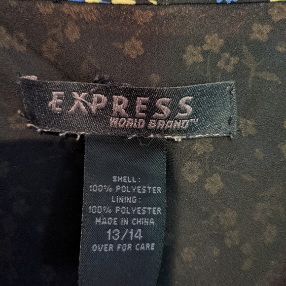 Vintage 90's Ditzy Bias Slip Dress - Picture 3 of 4